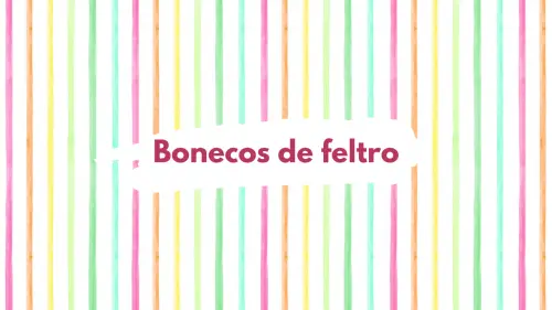Bonecos de feltro