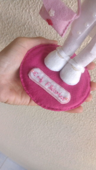 Boneca  Enfermeira Personalizada de Feltro