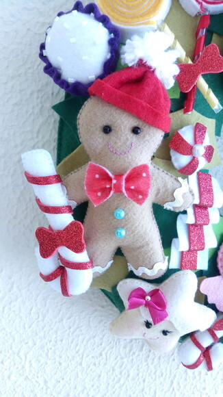 Guirlanda Decoração Natalina Doces
