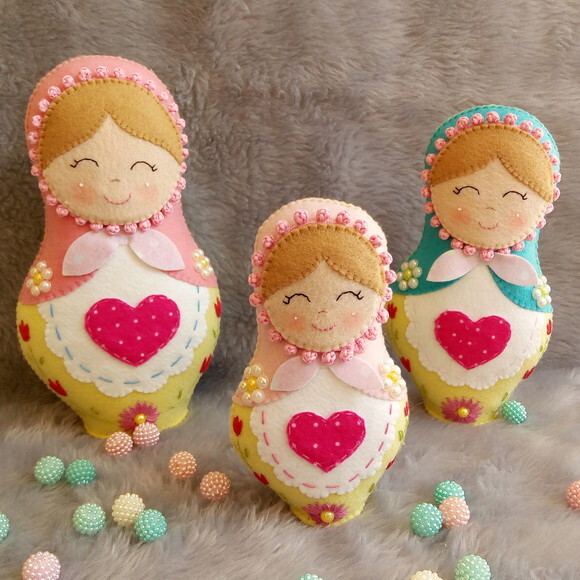 Kit Decoração Boneca Matrioska
