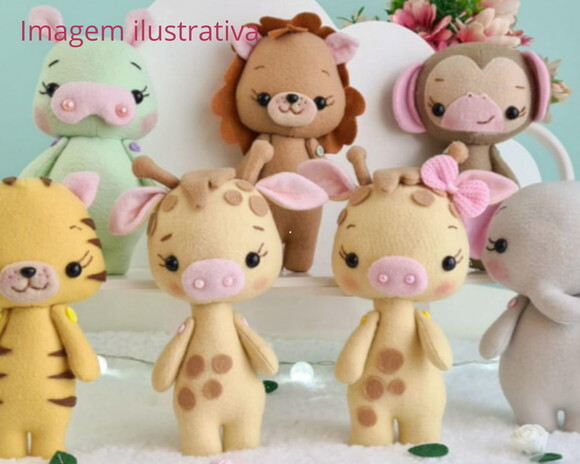 Decoração Safari Baby de Feltro