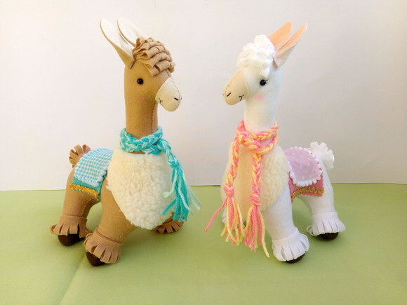 Kit decoração Festa Lhama e Cacto de Feltro
