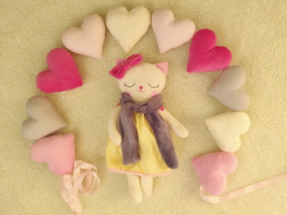 kit decoração quarto de bebê gatinho