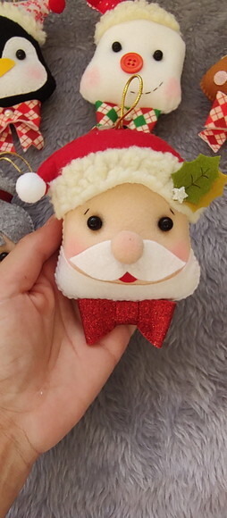 Kit Pingentes Arvore de Natal de Feltro