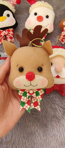 Kit Pingentes Arvore de Natal de Feltro