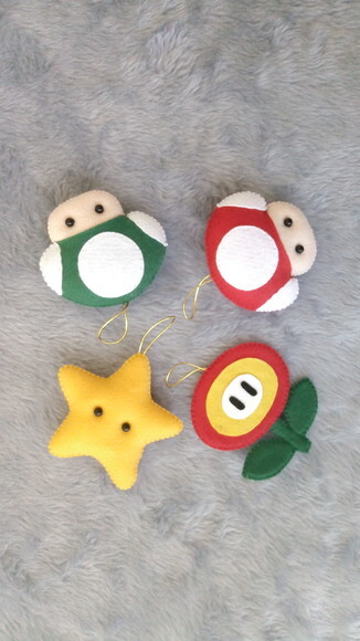 Kit Pingentes Natal Mario Bros
