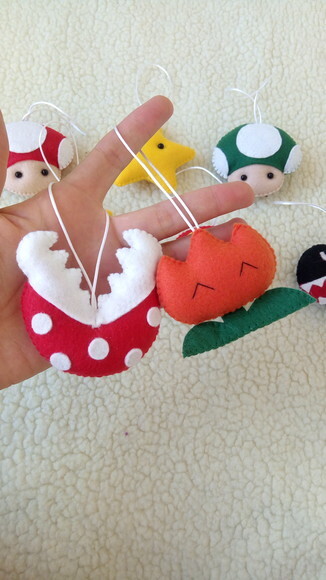 Chaveiro Super Mario Bros de Feltro/produto artesanal