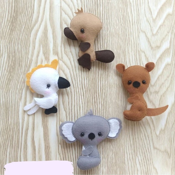Chaveiro Animais da Austrália/produto artesanal