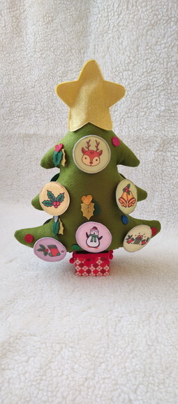 Mini Árvore Montessoriana de Natal Infantil