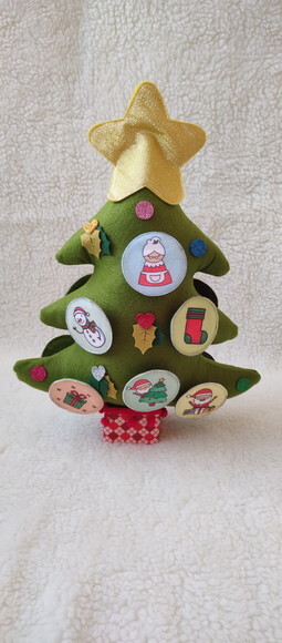 Mini Árvore Montessoriana de Natal Infantil