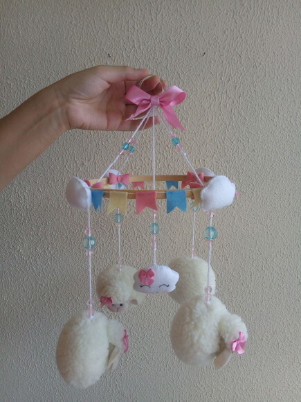Mobile de Berço Ovelhinha fofas