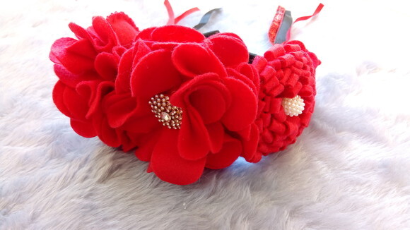 Tiara de Flores Frida kahlo Carnaval