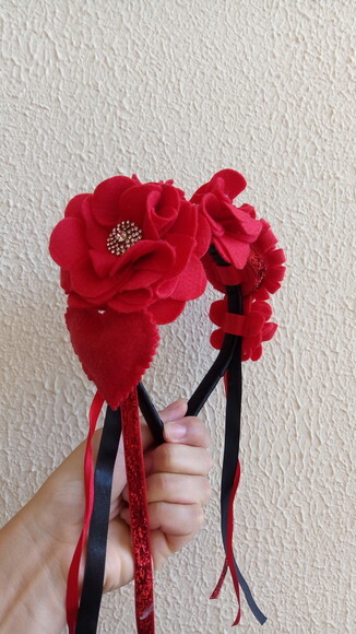 Tiara de Flores Frida kahlo Carnaval