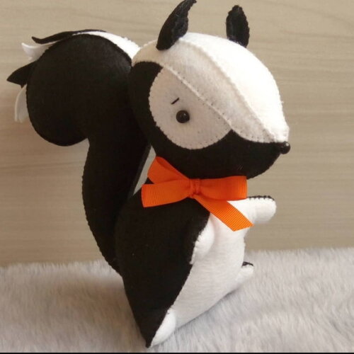 kit decoração Animais da Floresta raposa,coelho,guaxinim e esqu