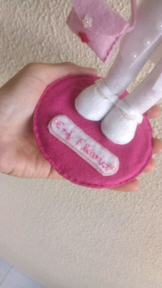 Boneca  Enfermeira Personalizada de Feltro