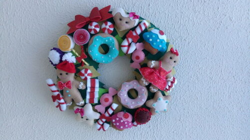 Guirlanda Decoração Natalina Doces