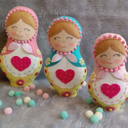 Kit Decoração Boneca Matrioska