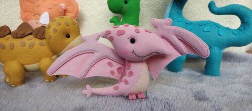 Kit Decoração Dinossauro Baby de Feltro