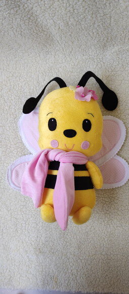 Kit Naninha e Pelúcia Abelhinha Decoração