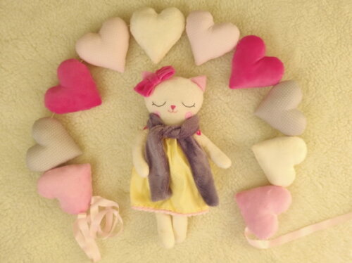 kit decoração quarto de bebê gatinho