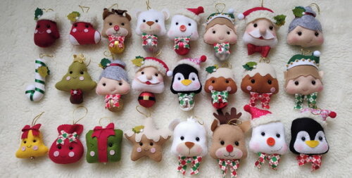 Kit Pingentes natalinos Árvore de Natal