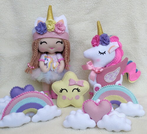 Kit Unicórnio para Decoração de Festa