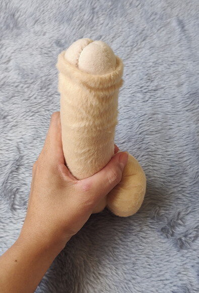 Órgão Masculino de Pelúcia e Feltro