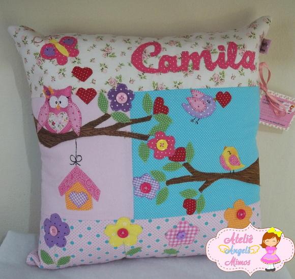 Almofada Corujinha Personalizada