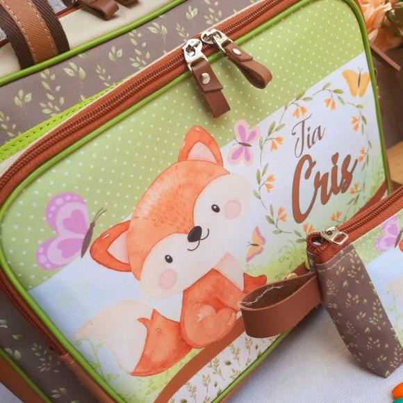 Bolsa + Estojo Personalizado Professora