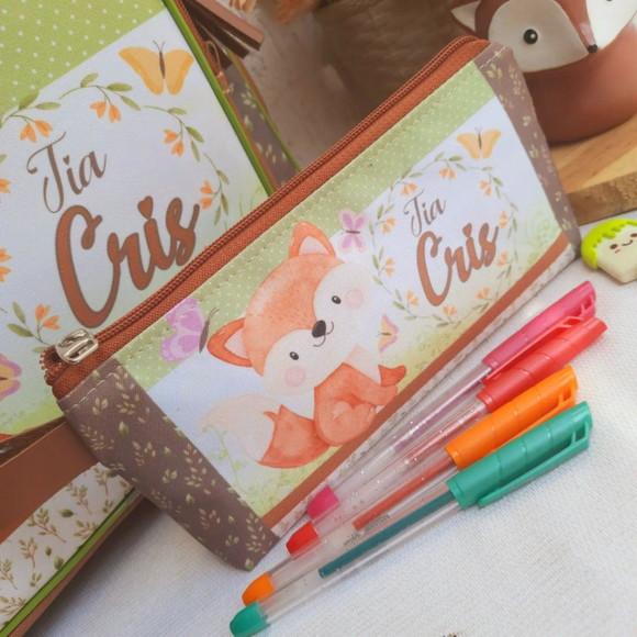 Bolsa + Estojo Personalizado Professora