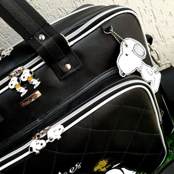 Bolsa 3 Divisões Com Alça Transversal E Bolsos Laterais