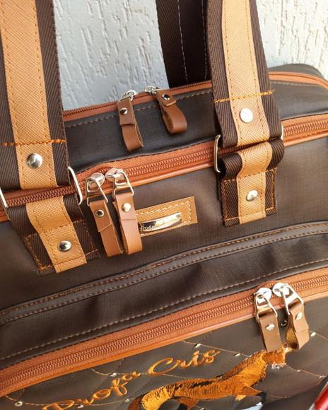 Bolsa 3 Divisões Material Sintético Cavalo com Alça Transver