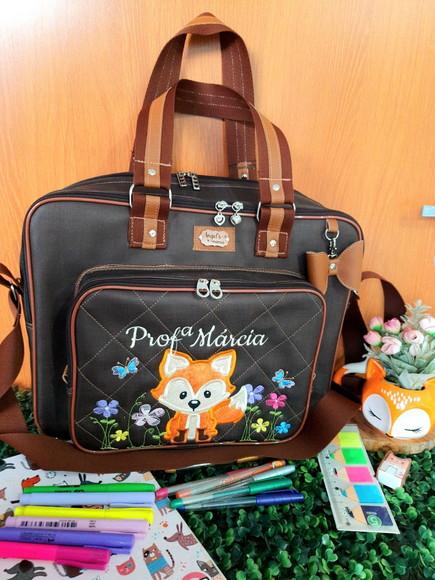 Bolsa 3 Divisões Material Sintético Raposinha