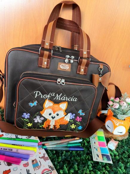 Bolsa 3 Divisões Material Sintético Raposinha