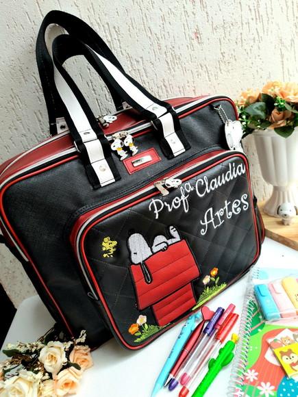 Bolsa 3 divisões material sintético snoopy