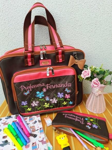 Bolsa Angel Material Sintético e Estojo