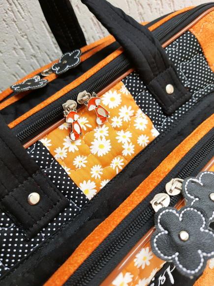Bolsa bolsa 3 divisões +maletinha 3 em 1