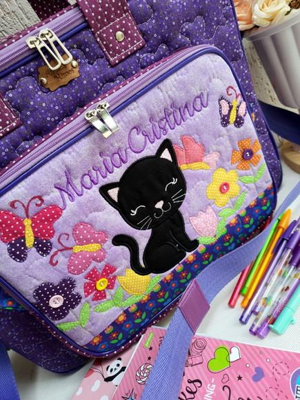 Bolsa Bolsa 3 Divisões Gatinho