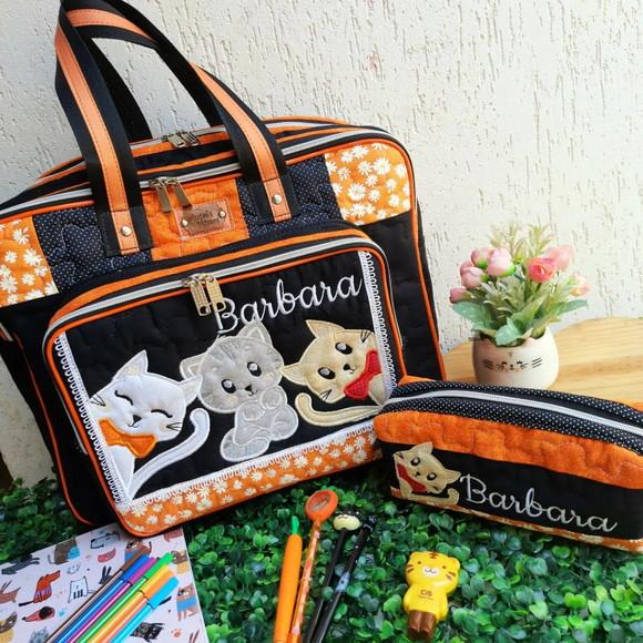 Bolsa Bolsa 3 Divisões Gatinhos