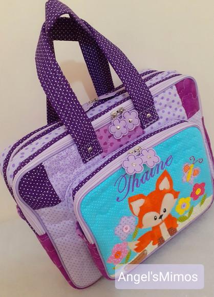 Bolsa bolsa 3 divisões Raposinha