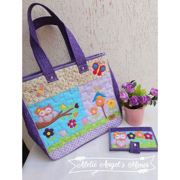 Bolsa Corujinha GG + carteira