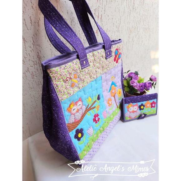Bolsa Corujinha GG + carteira