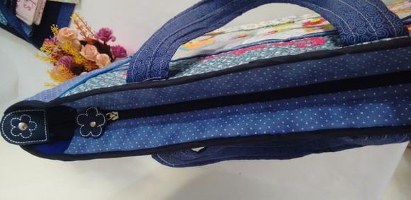 Bolsa Corujinha GG Azul
