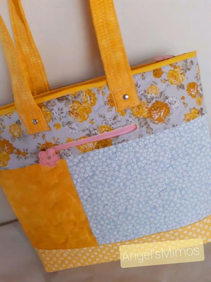 Bolsa em Patch Corujinha