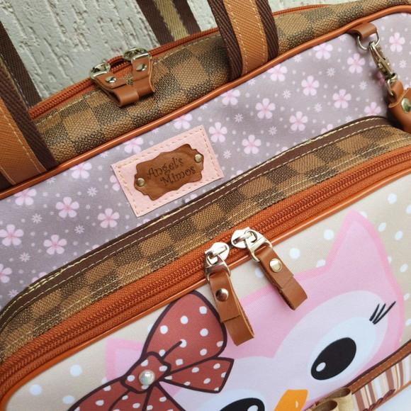 Bolsa m Personalizado Coruja