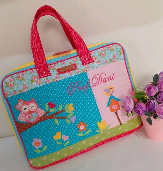 Bolsa para Notebook Corujinha abertura profunda