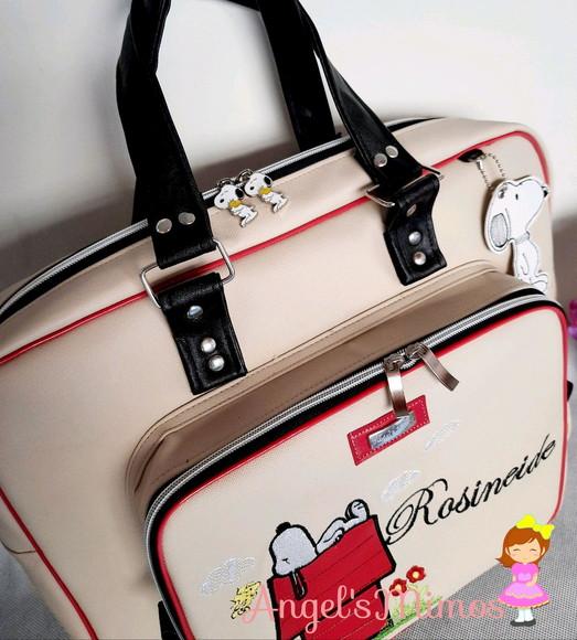Bolsa Snoopy material sintético