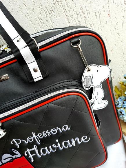 Bolsa Snoopy Material Sintético