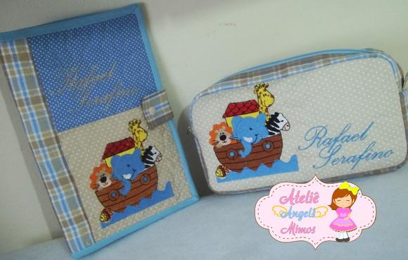 Capa de caderno + necessaire G