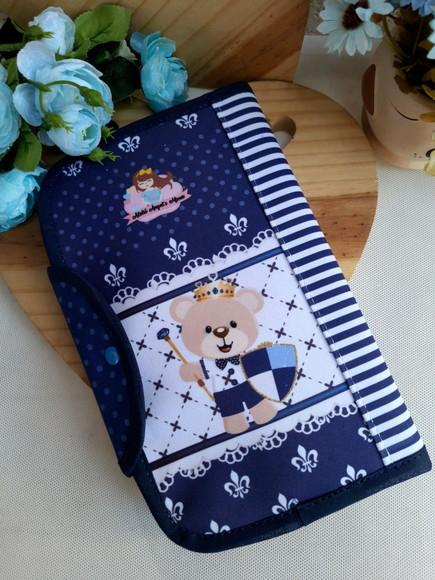 Capa De Carteira De Vacina Urso Principe
